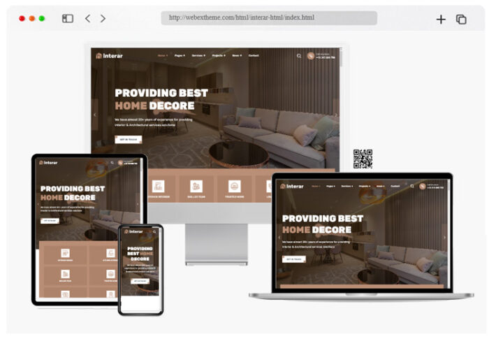 interar interior architecture html template