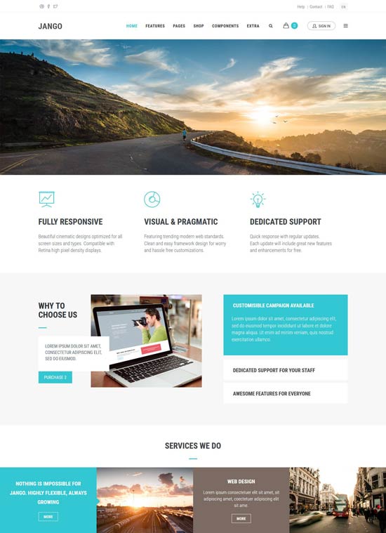 jango busines drupal theme