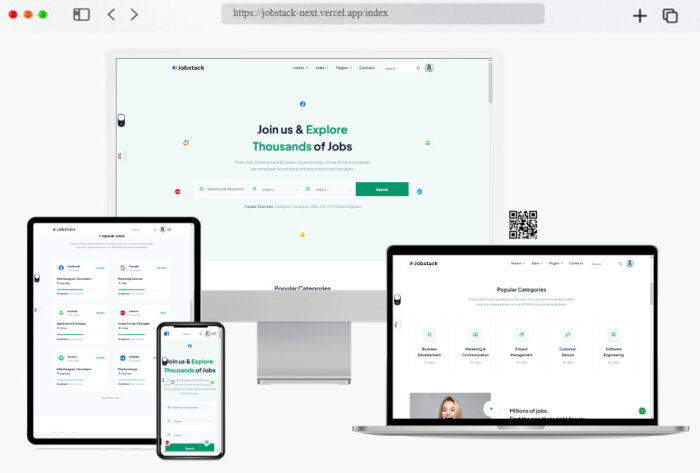 jobstack react next js job board job portal template