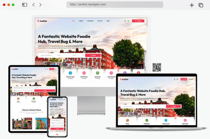 jusdial directory and listing wordpress theme