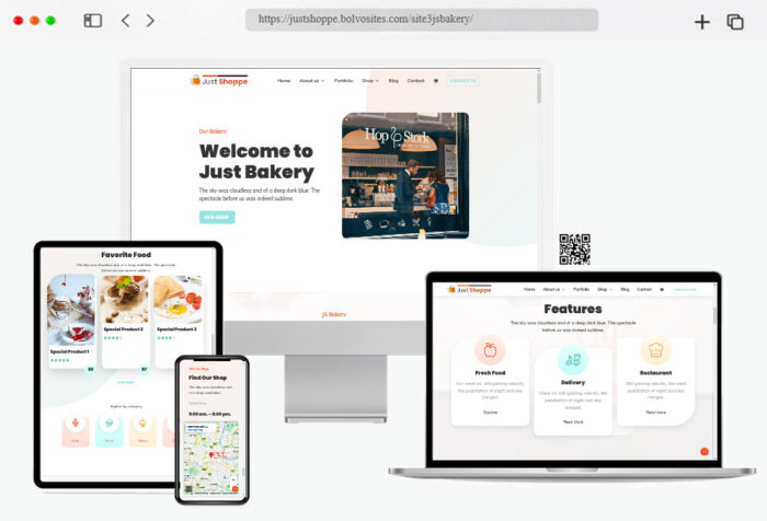 justshoppe bakery woocommerce theme