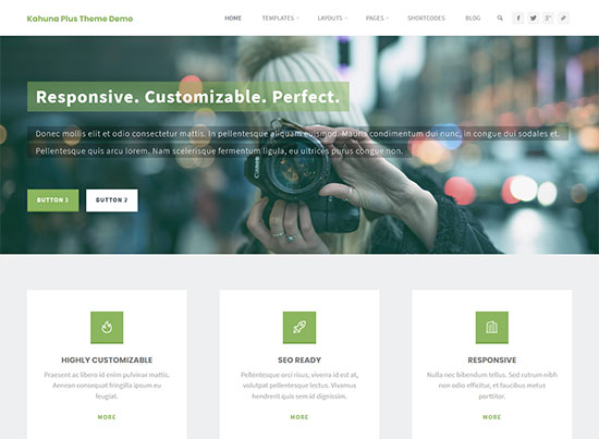 kahuna fullscreen wordpress theme