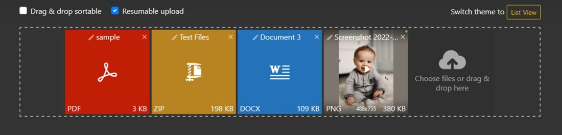 46 Free CSS HTML5 Upload File Scripts Example - freshDesignweb