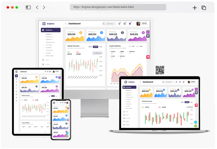 kripton crypto html admin dashboard template