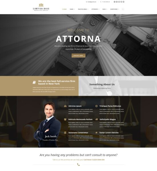 lawyer base attorney html