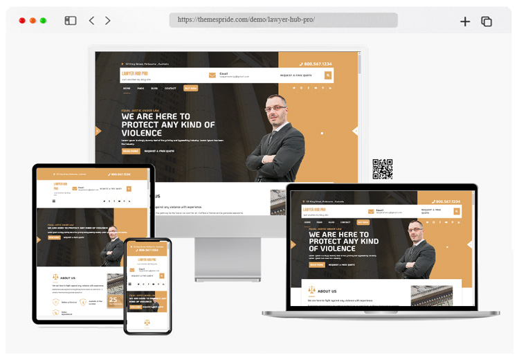 lawyer hub modern theme