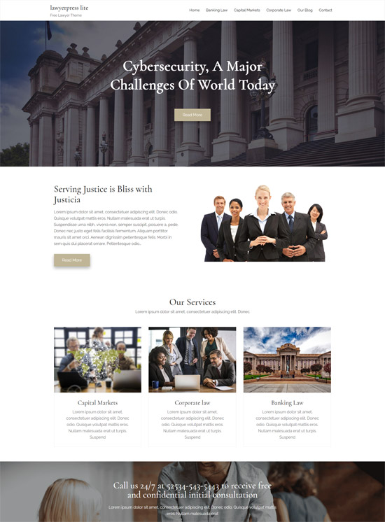 lawyerpress free lawyer wordpress theme