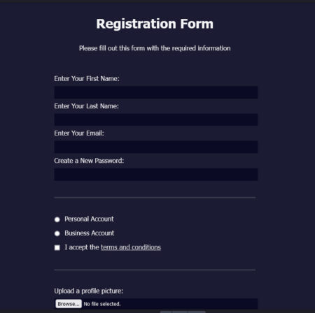 50+ Best Free HTML CSS Registration Form Templates 2025 – freshDesignweb