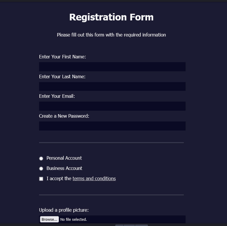50+ Best Free HTML CSS Registration Form Templates 2025 – freshDesignweb