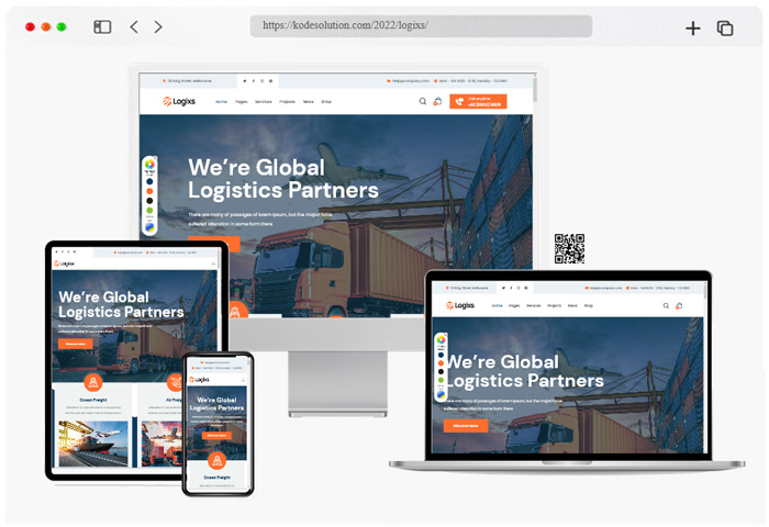 logixs wordpress theme transportation