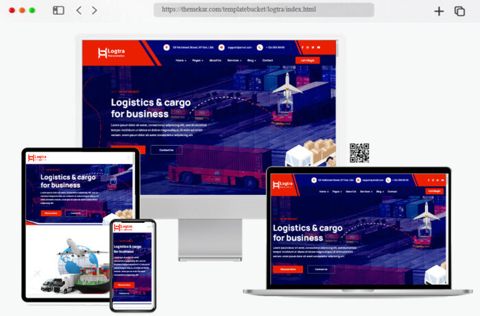 logtra transportation logistics html template