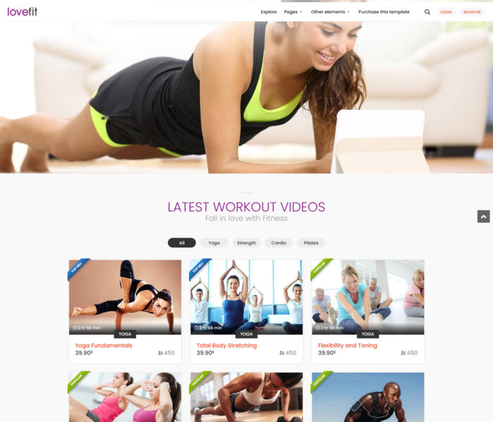 lovefit fitness video training