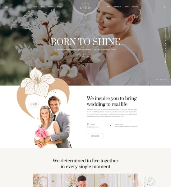 lovelee wedding html template