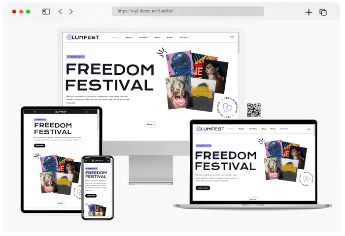 lunfest festival concert wordpress theme