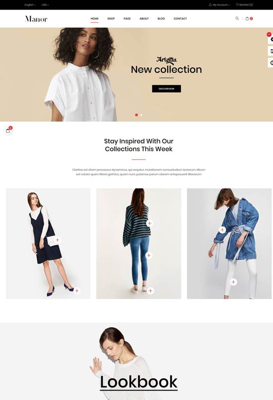 manor fashion prestashop theme