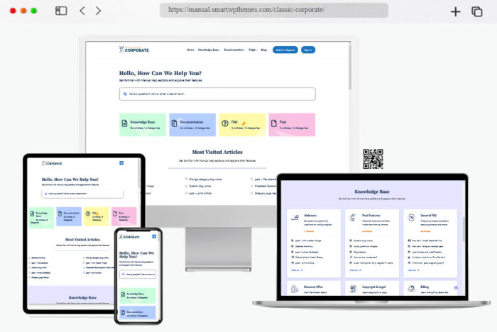 manual documentation knowledge base wordpress theme