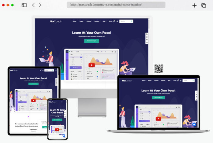 maxcoach coaching landing page theme