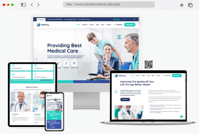 medcity medical html template