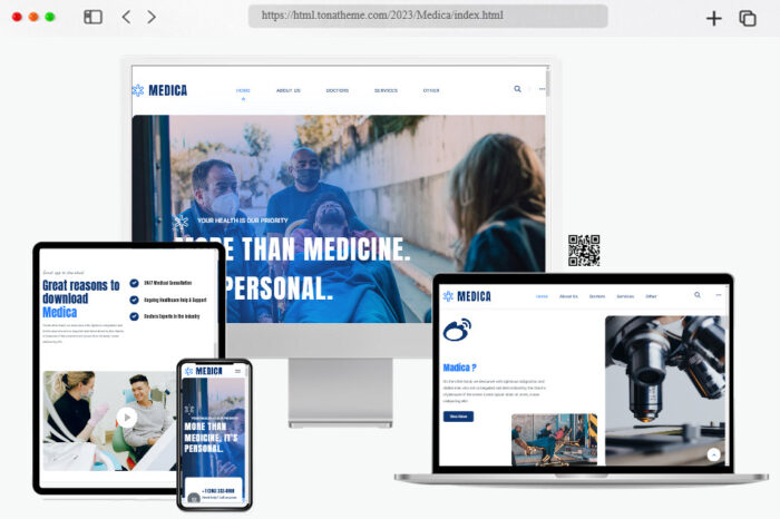 medica health medical html template