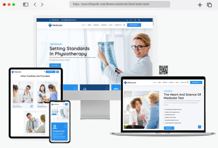 medicate health medical html template