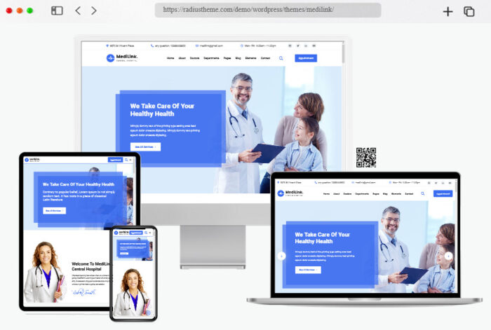 medilink health medical wordpress theme