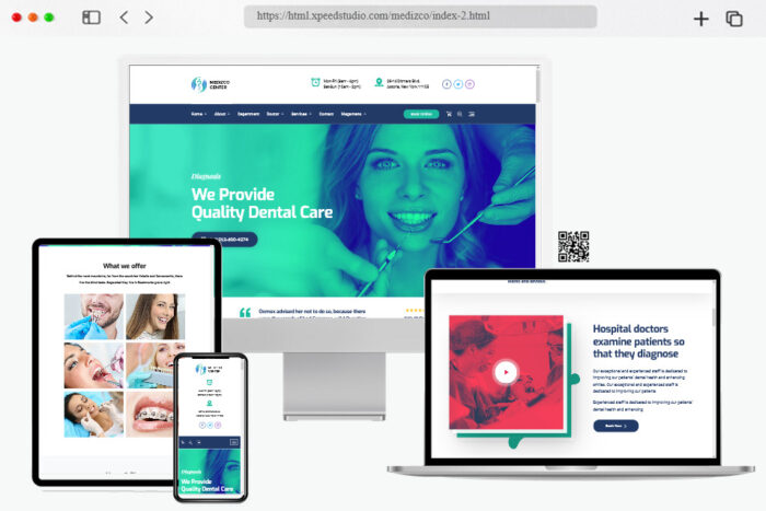 medizco dental care clinic html template