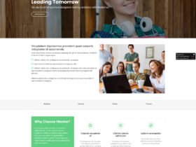 mentor education bootstrap website template