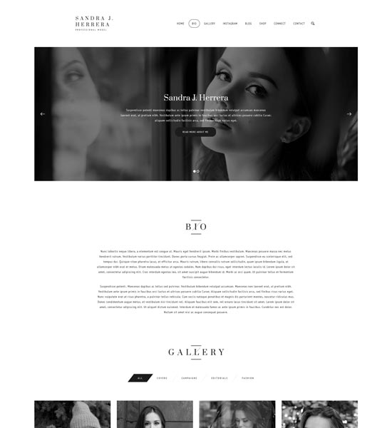 modish free html template