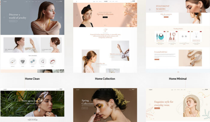 mojuri minimalist jewelry theme