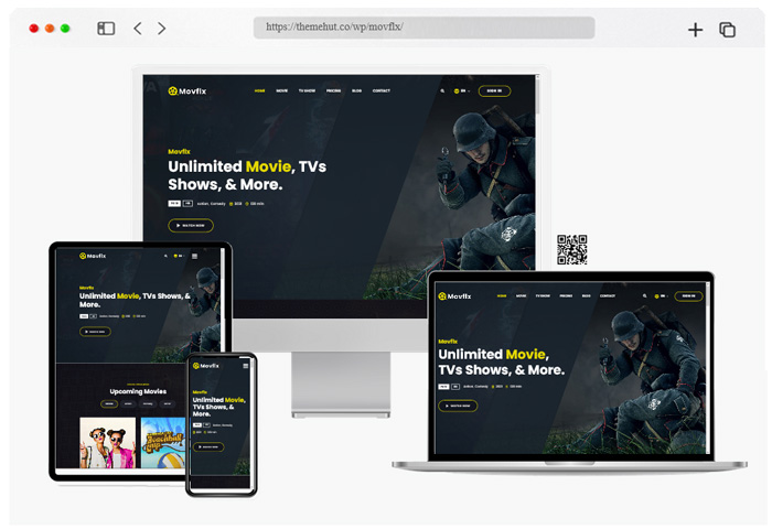 movflx video movie wordpress theme