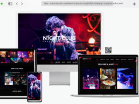 music club website html template