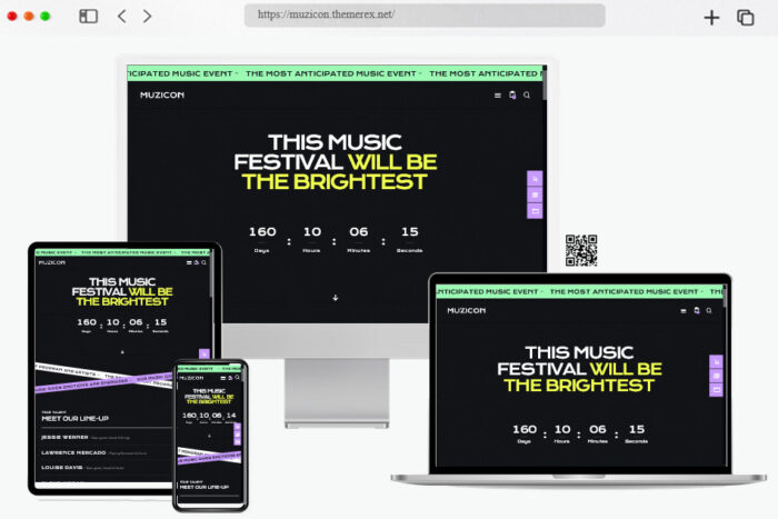 muzicon music festival wordpress theme