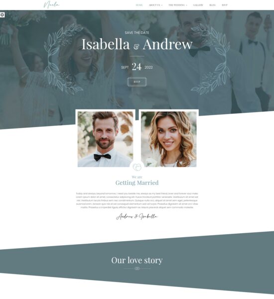neela wedding html template