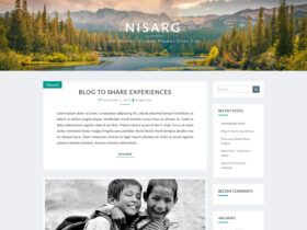 nisarg free responsive wordpress theme