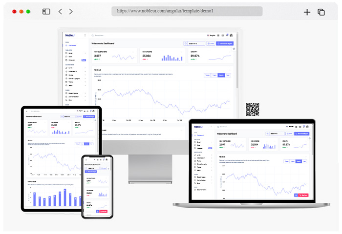 nobleui angular typescript admin template