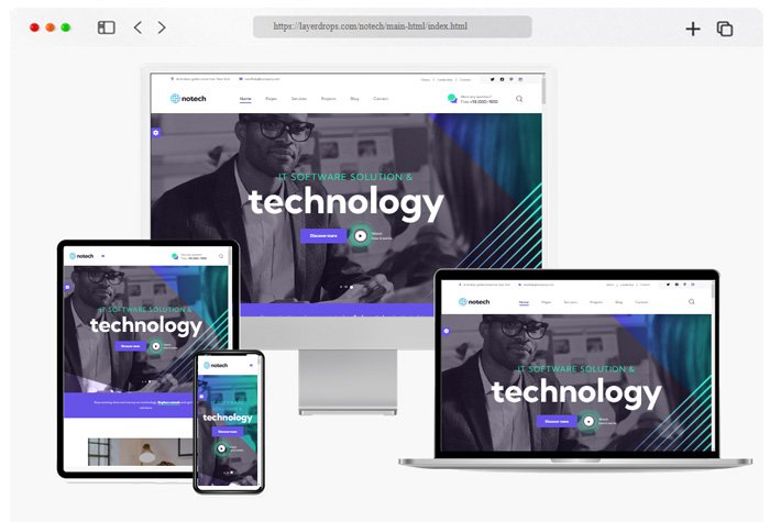 notech it solutions services html template
