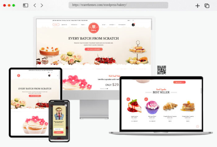 noucake bakery wordpress theme