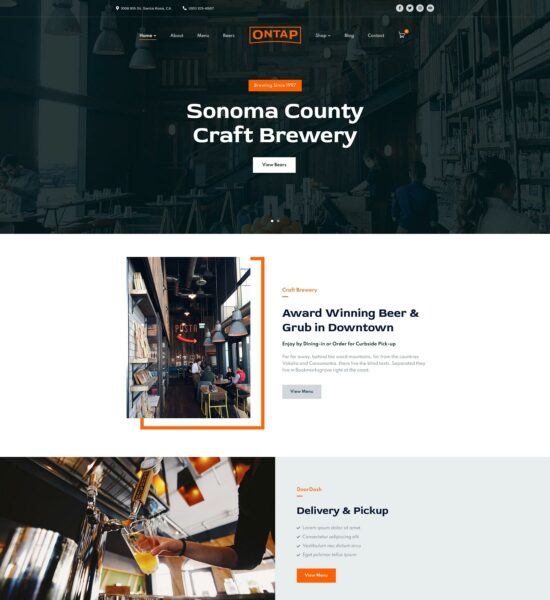 ontap brewery theme