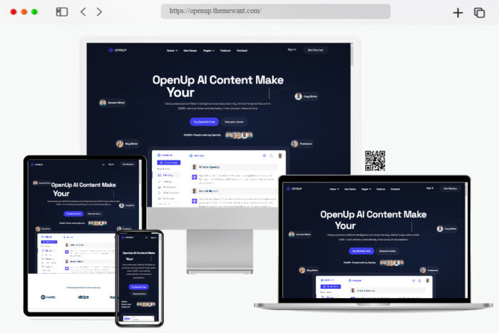 openup writer WordPress theme