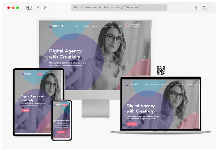 orbito creative agency wordpress theme