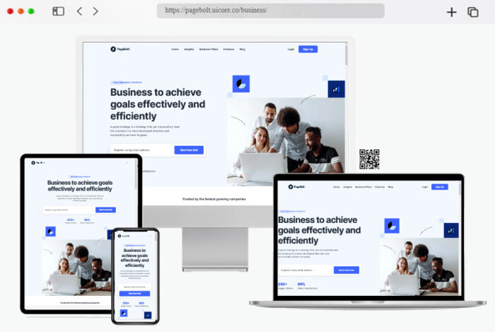 pagebolt elementor landing page theme