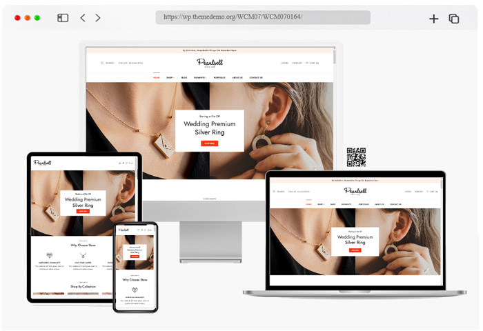 pearlsell jewelry woocommerce theme