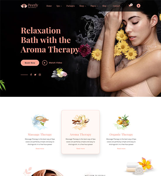 peerly spa beauty