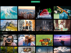 photofolio bootstrap photography website template