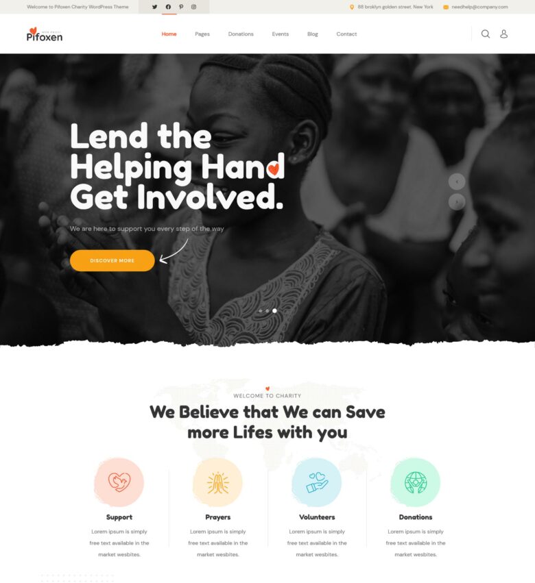 63 Best Charity WordPress Themes 2023 - freshDesignweb