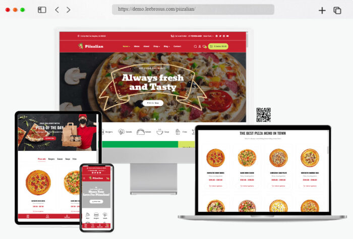 piizalian woocommerce pizza theme