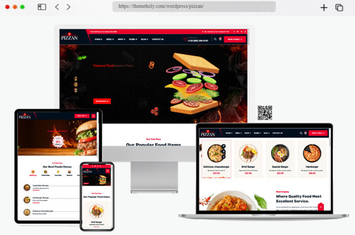 pizzan pizza wordpress theme