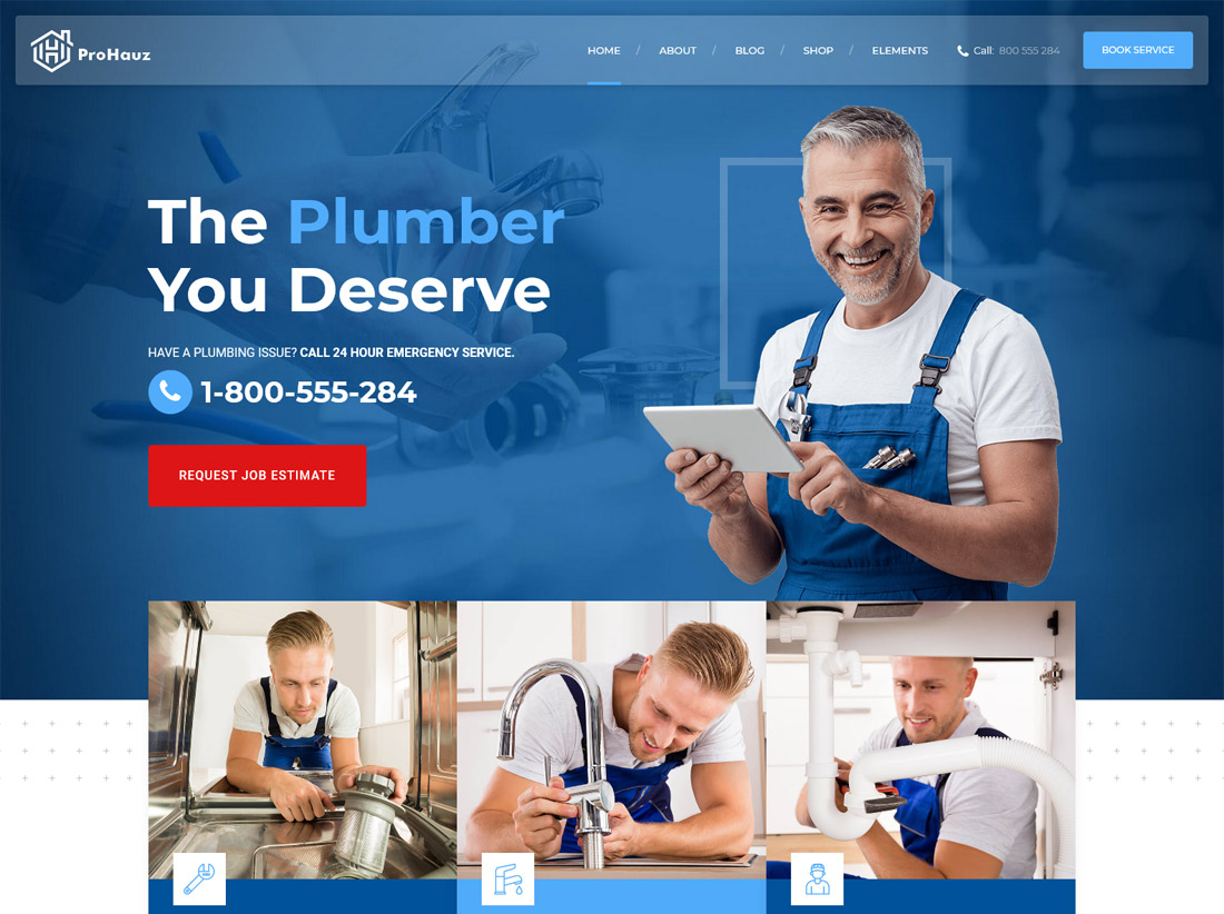 Plumbing Services WordPress Themes 1