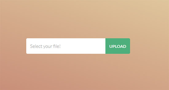 pure css file upload field