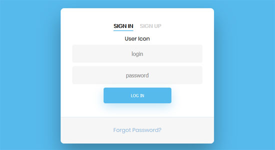 Beautiful Login Form Html Css Download Musliadmin